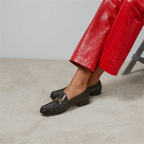 gucci loafers women style|gucci women's loafer with horsebit.